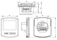 Heatmiser Slimline-E - Electric Floor Heating Thermostat