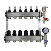 NovaTherm™ 6 Port Underfloor Heating Manifold