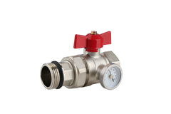NovaTherm™ Ball Valves with Temperature Gauges