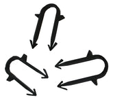 NovaTherm™ 60mm High Grip Barbed Pipe Clips x 300