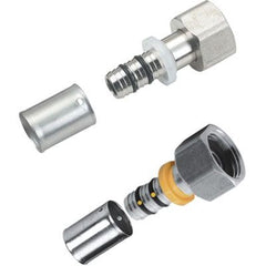 Demountable Female Straight Union (Crimp)