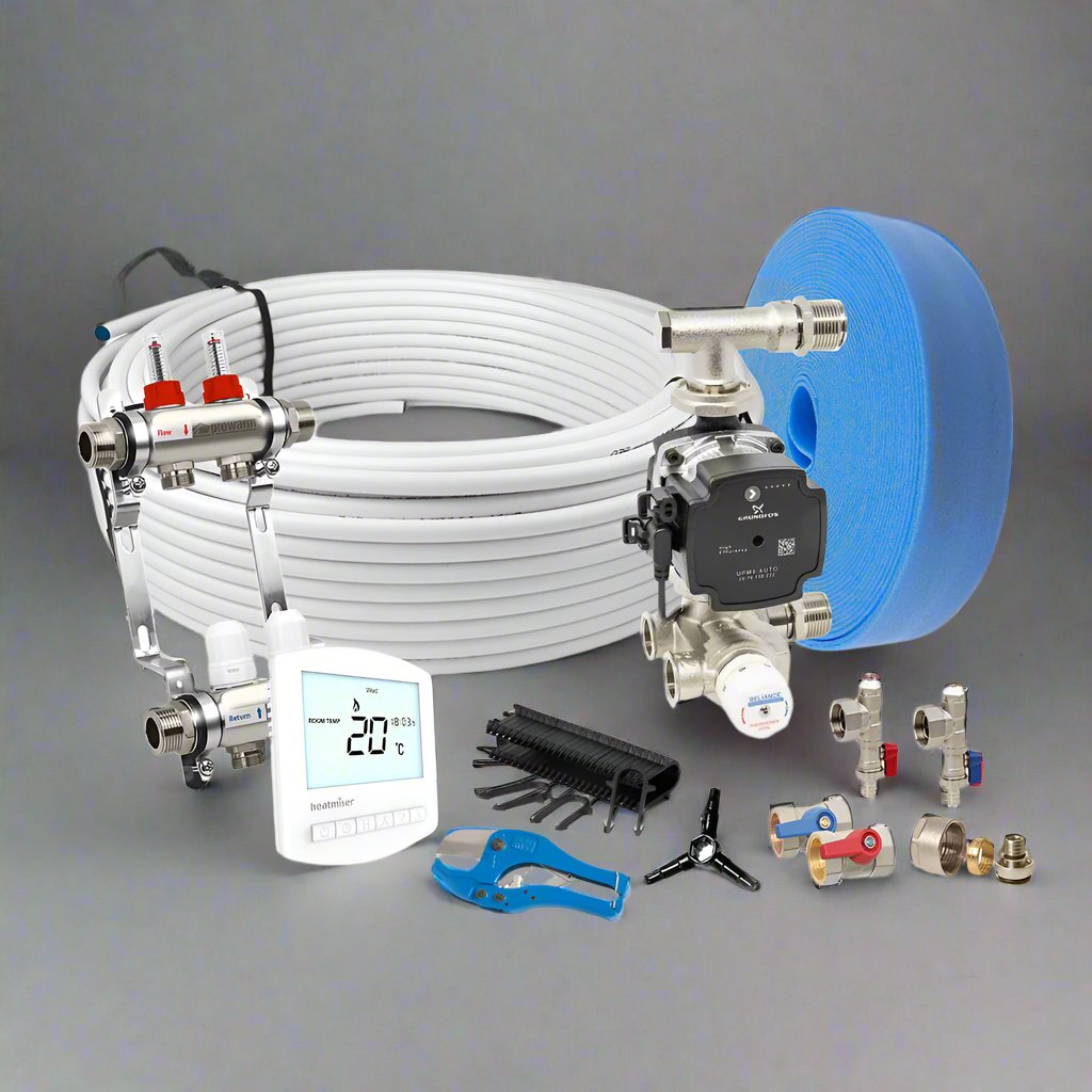 NovaTherm 30sqm multi-zone Water Underfloor Heating Kit