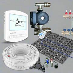 Profix Retro Fit Low Profile Water Underfloor Heating Kit 10m²