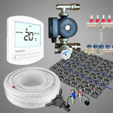 Retro Fit Wet Multi Zone Underfloor Heating Kit - 43m²