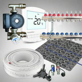Retro Fit / Low profile Multi zone Underfloor Heating Kit 120m²
