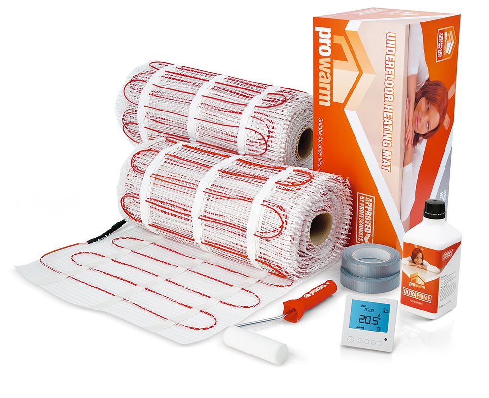 ProWarm Electric underfloor heating 150w sticky mat kit