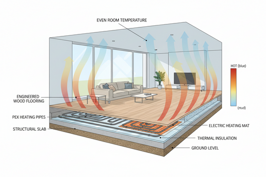 The Science of Warm Floors: How Underfloor Heating Works and Why It Feels Amazing