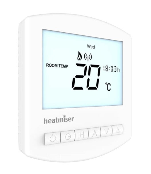 Heatmiser Slimline-RF Wireless Programmable Thermostat